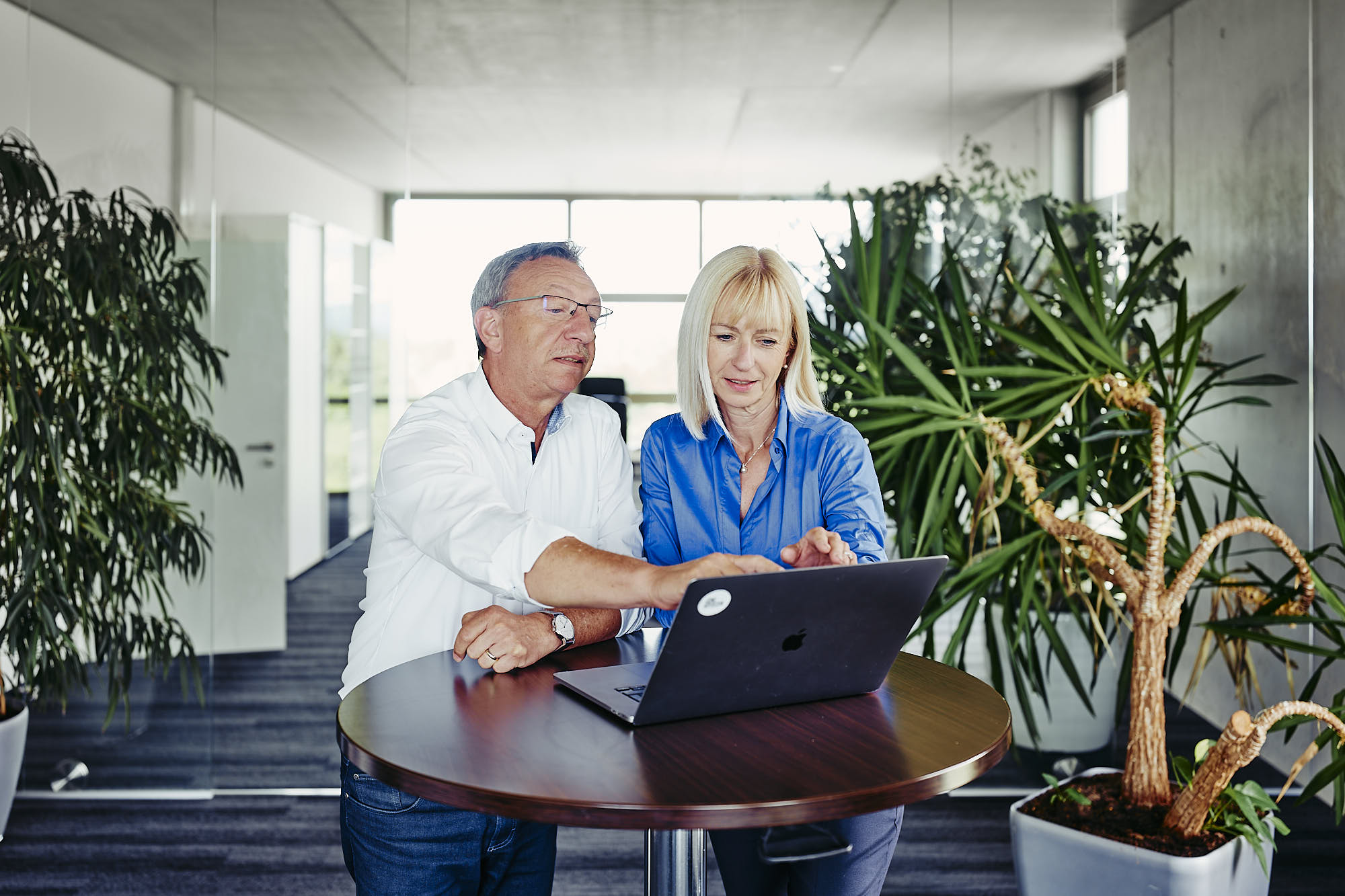 Gerd und Claudia Strobel im Gespräch